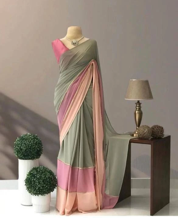 Vardan Ethnic Bt-1212 Soft Georgette Wholesale Fancy Sarees Catalog — Wholesale Sarees, MPA wholesale from Surat - Gallery Image 8